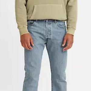 Mens 501 Levis, Size 34×34, Light Stonewash